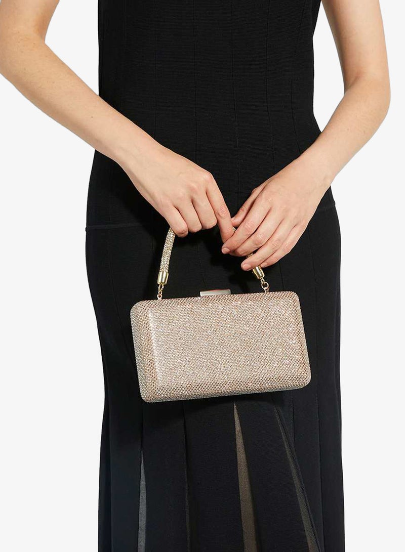 Dune London Top Handle Chain Detail Clutch - Image 1